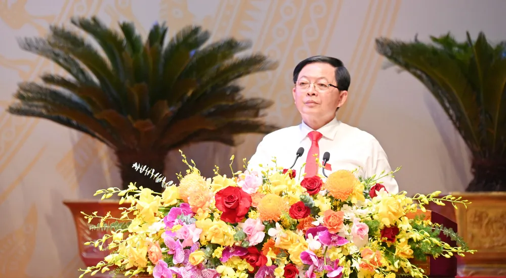 Đồng chí Hồ Quốc Dũng, Ủy viên Trung ương Đảng, Bí thư Tỉnh ủy Gia Lai chủ trì phiên trù bị DSC_4877.JPG