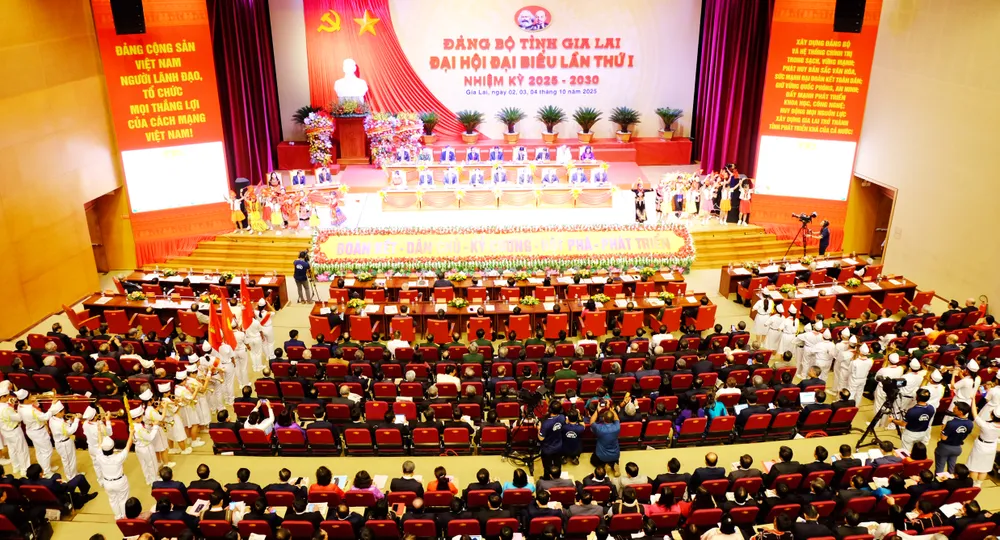 Quang cảnh Đại hội Đảng bộ tỉnh Gia Lai DSCF4720.JPG