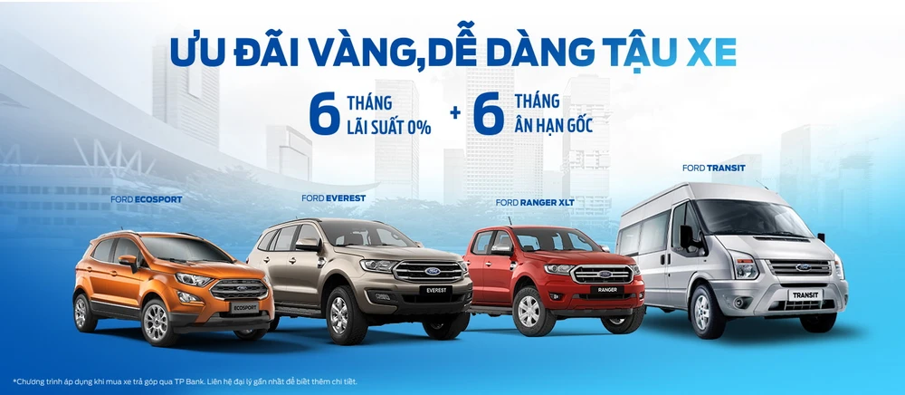 Ford Việt Nam ưu đãi khách hàng hậu dịch Covid-19