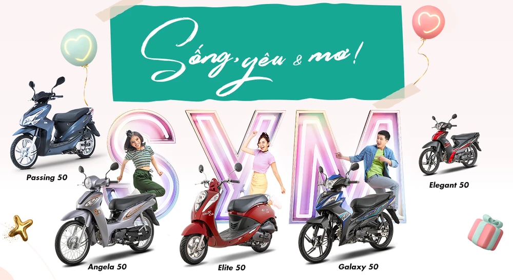 Sống – Yêu – Mơ cùng SYM 50cc: Chắp cánh ước vọng thanh xuân