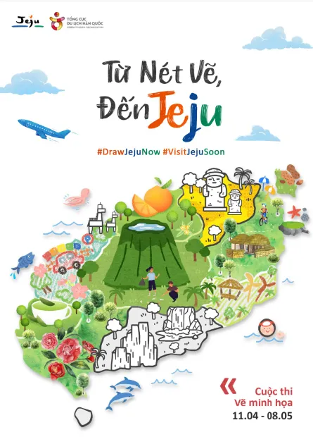 Thi vẽ minh họa Từ nét vẽ, Đến Jeju 