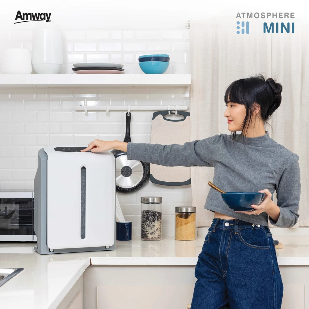 Sống khỏe chủ động cùng Máy lọc không khí Atmosphere Mini của Amway