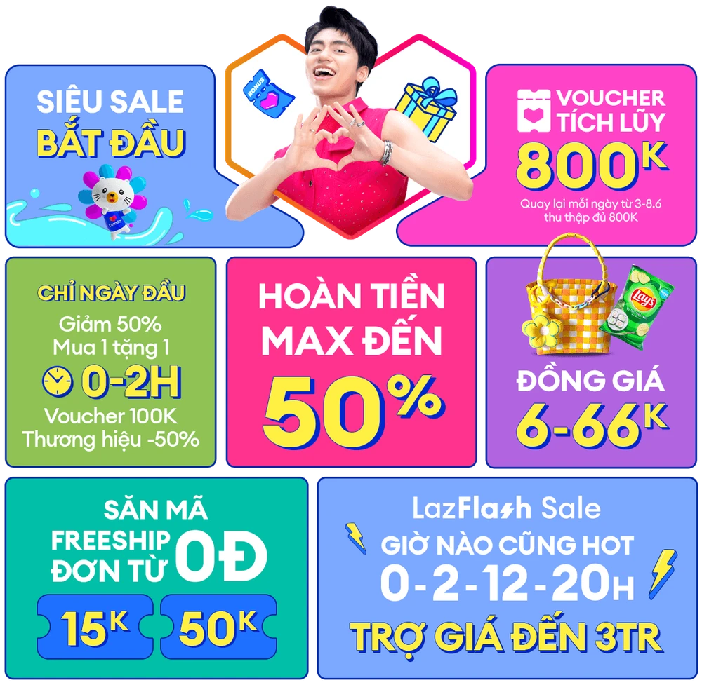 Đại sứ thương hiệu MONO đồng hành Lazada mang lễ hội 