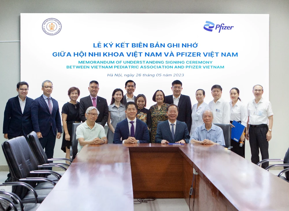 Hợp tác giữa Pfizer và Hội Nhi khoa Việt Nam hướng đến nâng cao năng lực của nhân viên y tế trong chẩn đoán và điều trị các bệnh lý thuộc lĩnh vực nhi khoa