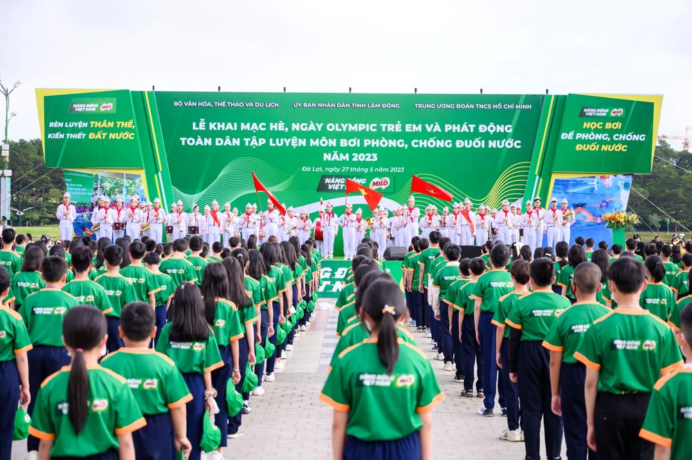 Ngày Olympic trẻ em và Chương trình bơi an toàn, phòng chống đuối nước năm 2023