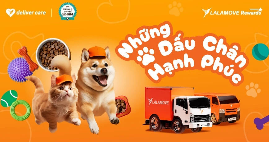 Lalamove Deliver Care chung tay giải cứu thú cưng toàn cầu 