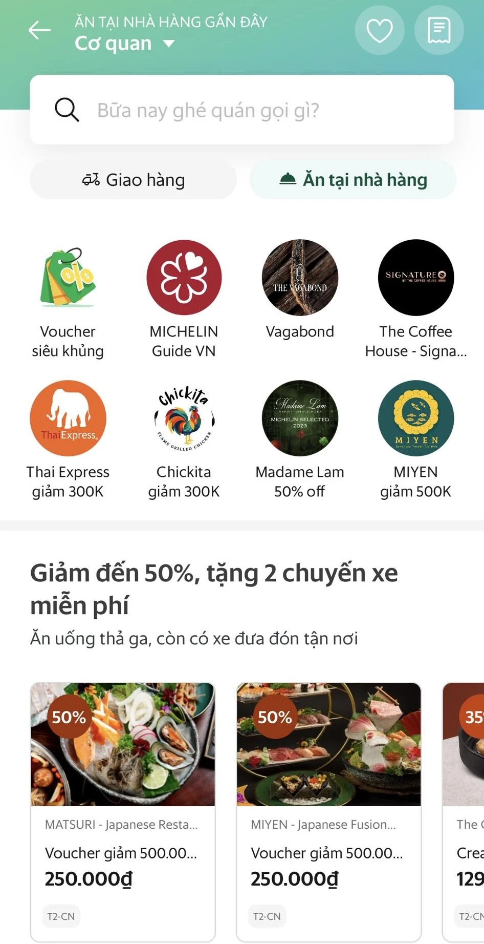 GrabFood thử nghiệm tính năng “Ăn tại nhà hàng”