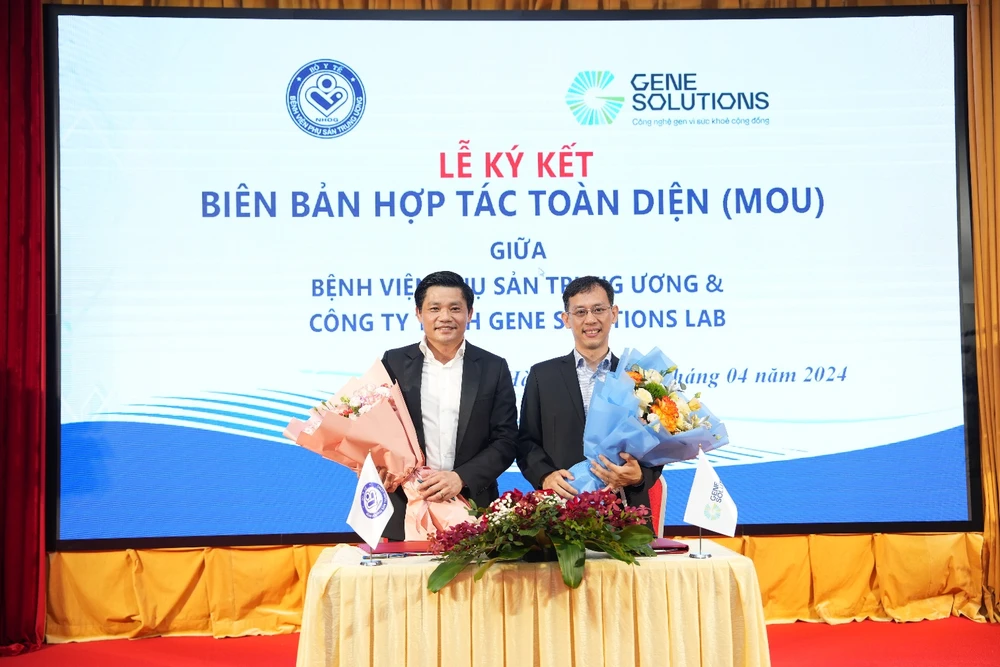 Bệnh viện Phụ sản Trung ương và Gene Solutions ký kết hợp toàn diện đánh dấu bước tiến quan trọng trong sàng lọc di truyền trước sinh