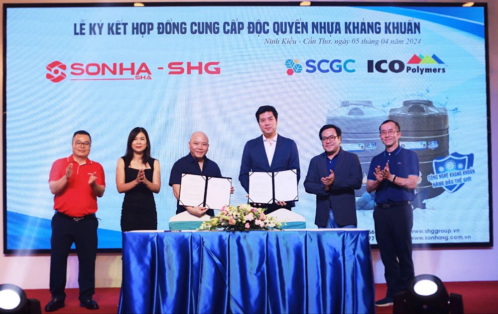 SCGC, LSP Và Sơn Hà Hợp Tác Để Phát Triển Bồn Nước Kháng Khuẩn Tại Việt Nam