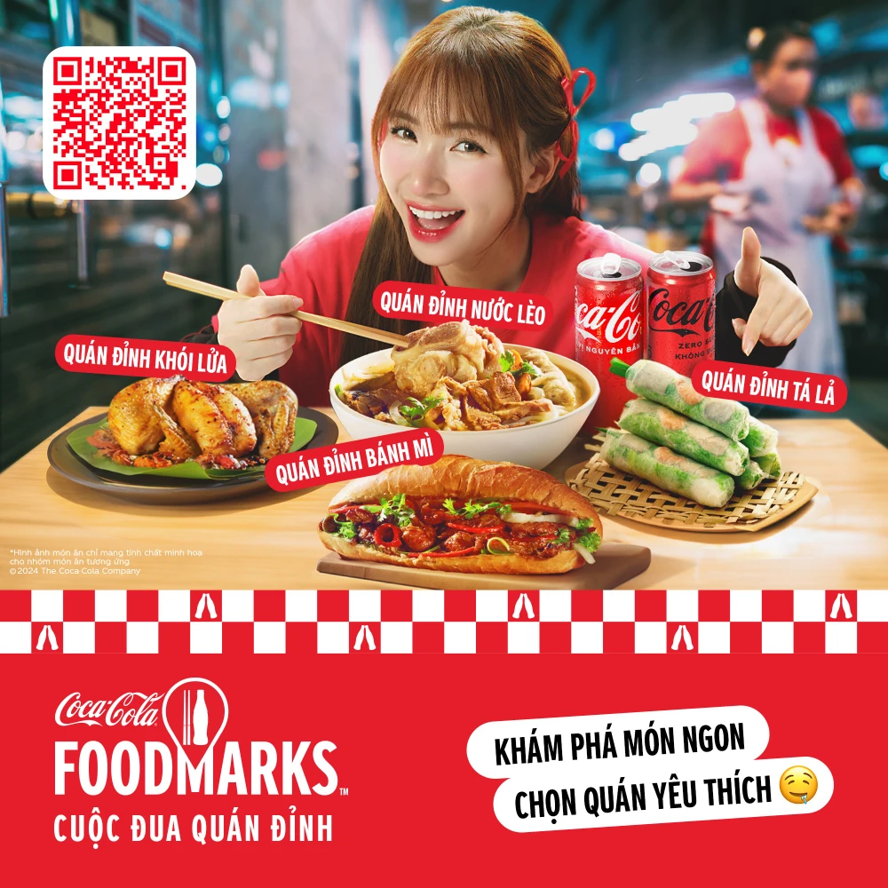 Coca-Cola Foodmarks, nền tảng quảng bá ẩm thực đường phố Việt Nam