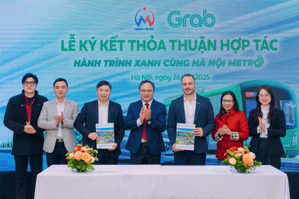 Metro Hà Nội hợp tác Grab Việt Nam phát triển đường sắt đô thị Hà Nội