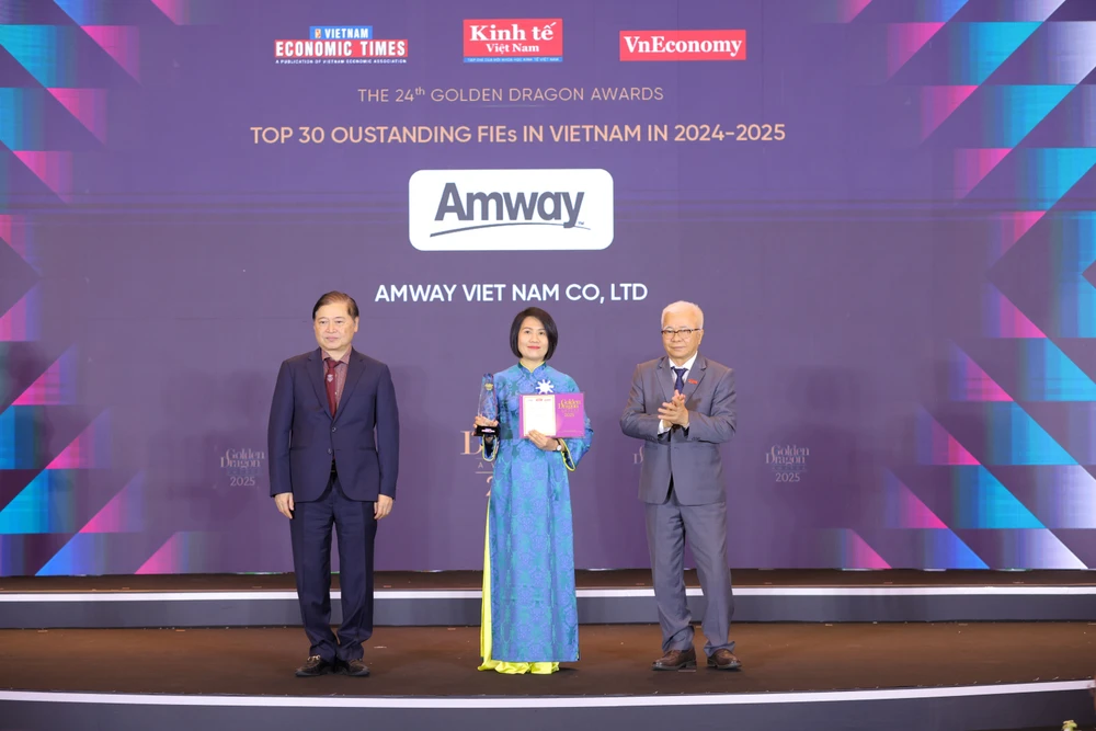 Amway Việt Nam là doanh nghiệp FDI xuất sắc về dinh dưỡng và chăm sóc sức khỏe chủ động