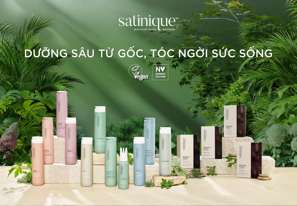 Amway Việt Nam ra mắt dòng sản phẩm chăm sóc tóc Satinique mới