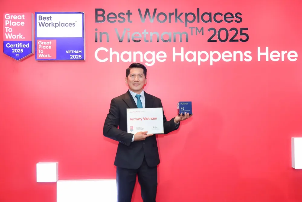 Amway đứng Tốp 6 Nơi làm việc xuất sắc hàng đầu Việt Nam 2025