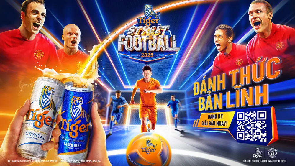 Giải đấu bóng đá đường phố Tiger Street Football 2025 khởi tranh: Nơi bản lĩnh và đam mê dẫn lối