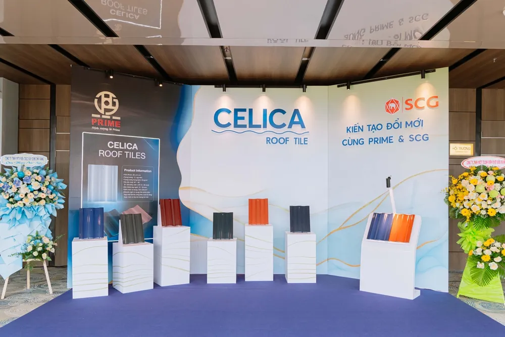 CELICA có 8 màu sắc tuyển chọn, bền màu, giúp hòa hợp bảng màu tối giản mang cảm hứng Nhật Bản thành những đường mái hiện đại, thanh nhã