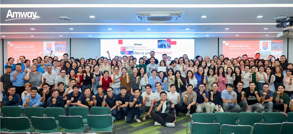 Amway Việt Nam đứng tốp 9 nơi làm việc xuất sắc hàng đầu châu Á