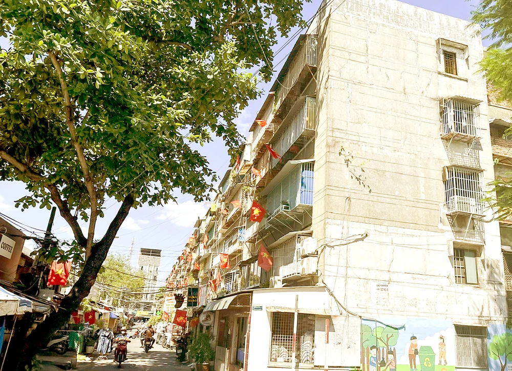Cư xá Thanh Đa (quận Bình Thạnh, TPHCM) đang chờ chính sách di dời để cải tạo lại chung cư F1a.jpg