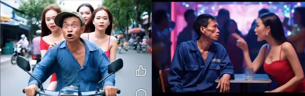 Mạng xã hội hiện có nhiều video AI với nội dung dung tục từ âm thanh đến hình ảnh L51a.jpg