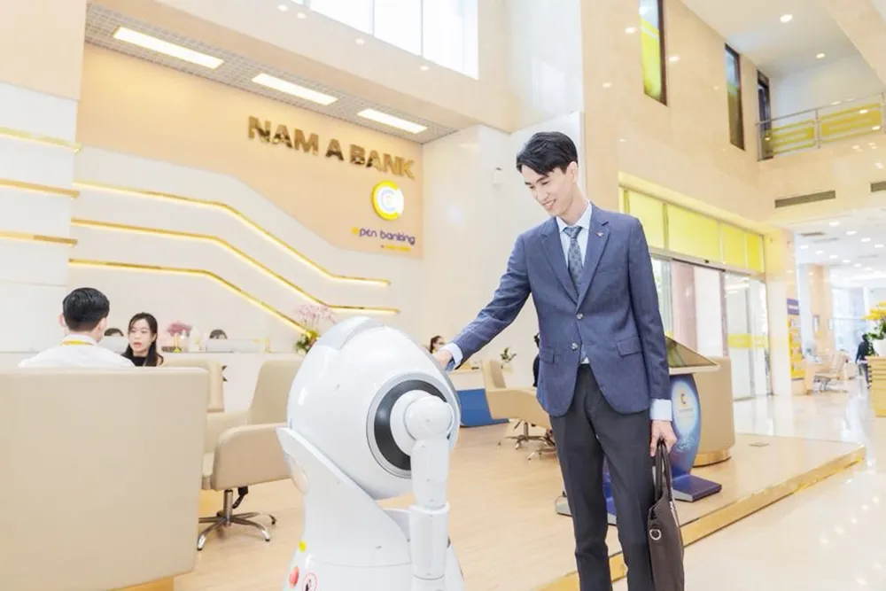 Sử dụng AI để theo dõi giao dịch khách hàng tại Nam A Bank. Ảnh: Minh Huy R5a.jpg
