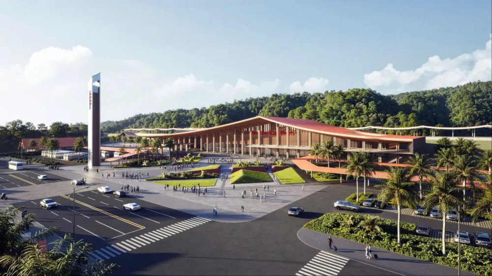 南ラオカイ駅の透視図。プロジェクトは12月19日に開始される予定。 R1f.jpg