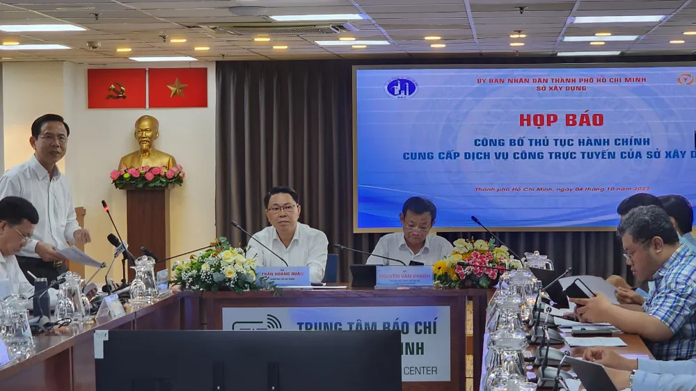 Quang cảnh buổi họp báo tại Trung tâm báo chí TPHCM. Ảnh: ĐỨC TRUNG Quang cảnh buổi họp báo tại Trung tâm báo chí TPHCM. Ảnh: ĐỨC TRUNG