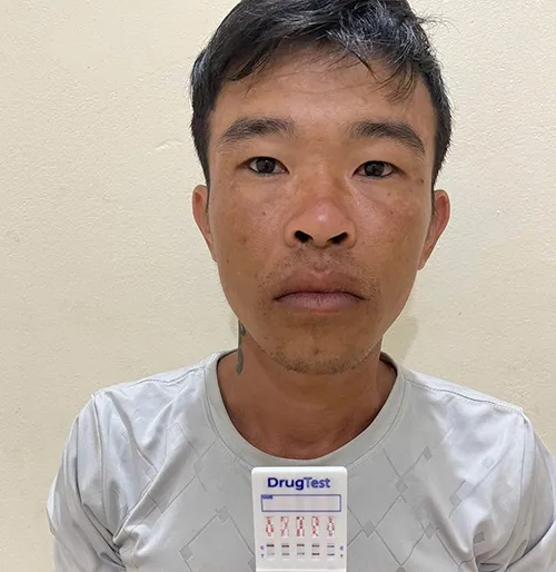 Huỳnh Thanh Phúc tại công an. Ảnh: CA Gia Lai test-500.JPG