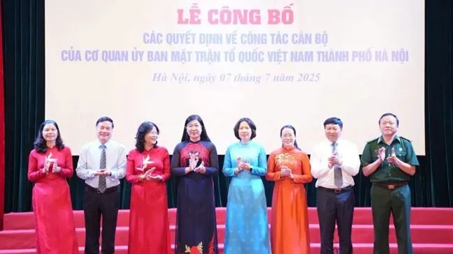 Ra mắt Ban Thường trực Ủy ban MTTQ Việt Nam TP Hà Nội nhiệm kỳ 2024-2029
