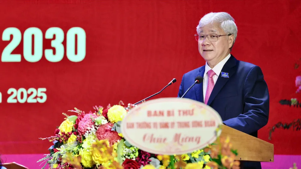 Chủ tịch Ủy ban Trung ương MTTQ Việt Nam Đỗ Văn Chiến dự Đại hội Đại biểu Đảng bộ Trung ương Hội Liên hiệp Phụ nữ Việt Nam lần thứ I, nhiệm kỳ 2025-2030.