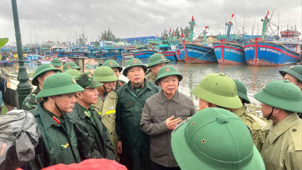 Sáng 6-11, Phó Thủ tướng Trần Hồng Hà kiểm tra công tác phòng, chống bão tại Gia Lai