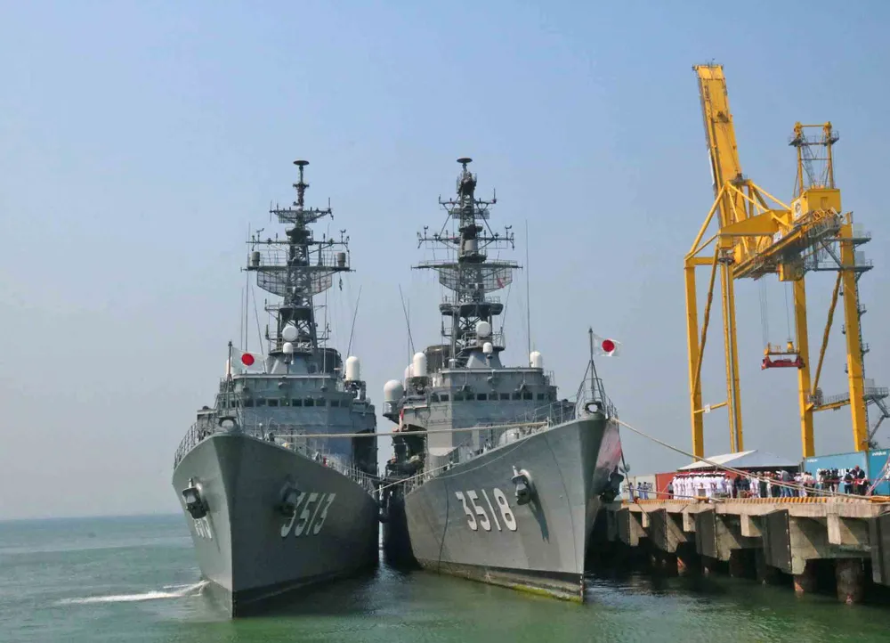 Hai tàu huấn luyện thuộc Lực lượng tự vệ trên biển Nhật Bản cập cảng Tiên Sa ảnh 3