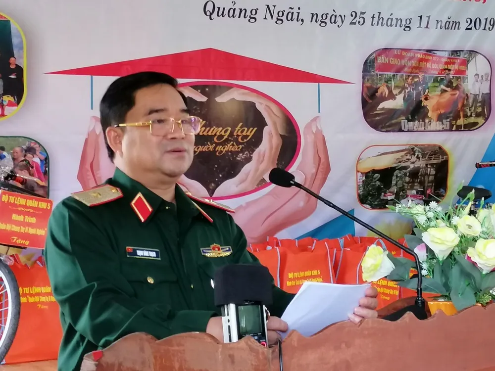 Lực lượng vũ trang Quân khu 5 chung tay vì người nghèo ảnh 2