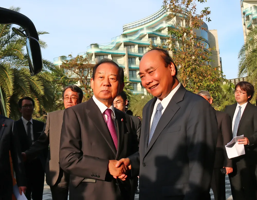Thủ tướng tiếp Tổng Thư ký Đảng Dân chủ Tự do Nhật Bản ảnh 1 Thủ tướng tiếp Tổng Thư ký Đảng Dân chủ Tự do Nhật Bản ảnh 1