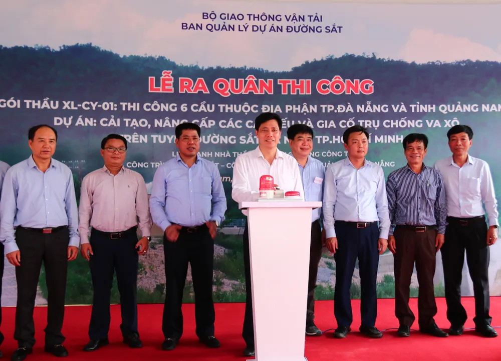 Khởi công Dự án cải tạo, nâng cấp các cầu yếu trên tuyến đường sắt Hà Nội – TPHCM ảnh 2 Khởi công Dự án cải tạo, nâng cấp các cầu yếu trên tuyến đường sắt Hà Nội – TPHCM ảnh 2