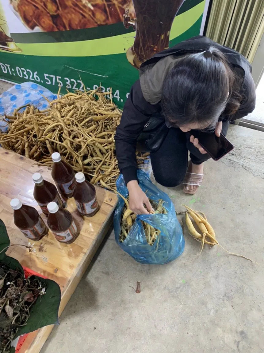 Rộn ràng phiên chợ sâm Ngọc Linh ảnh 7