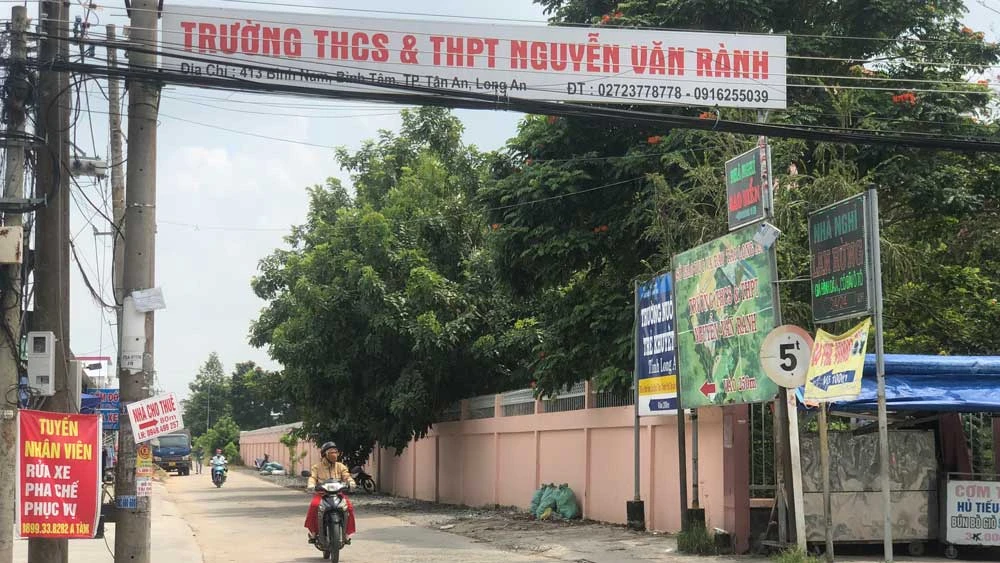 Trường THCS và THPT Nguyễn Văn Rành (TP Tân An)