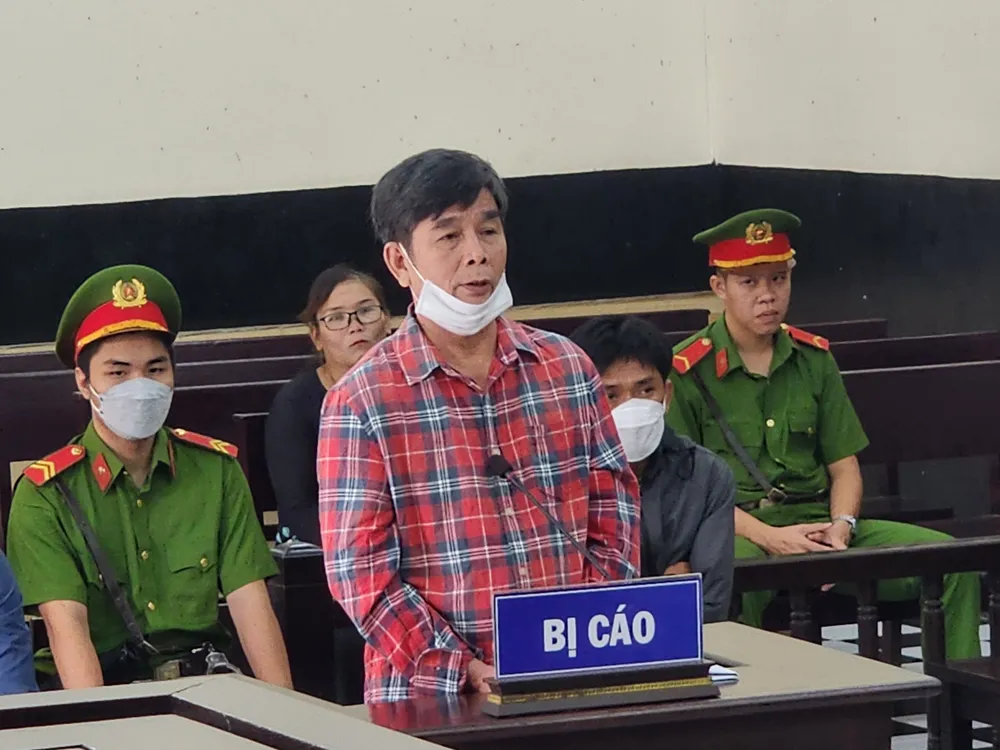 Bị cáo Phạm Dũng tại Toà án nhân dân tỉnh Tiền Giang Bị cáo Phạm Dũng tại Toà án nhân dân tỉnh Tiền Giang