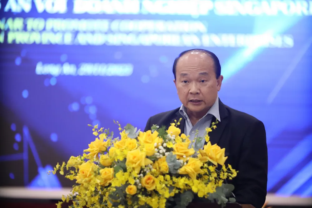 Ông Roy Kho – Tổng lãnh sự Singapore tại TPHCM phát biểu tại buổi tọa đàm Ông Roy Kho – Tổng lãnh sự Singapore tại TPHCM phát biểu tại buổi tọa đàm