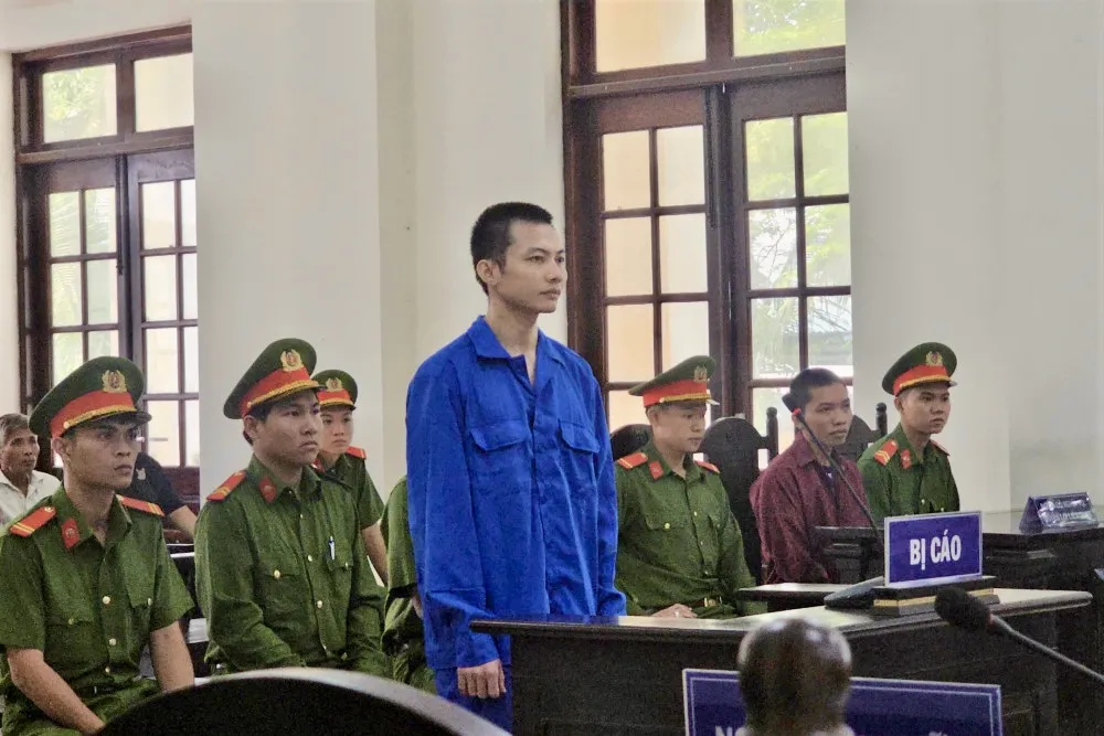 Bị cáo Lê Thanh Nhất Nguyên tại phiên xét xử IMG_4463.jpeg