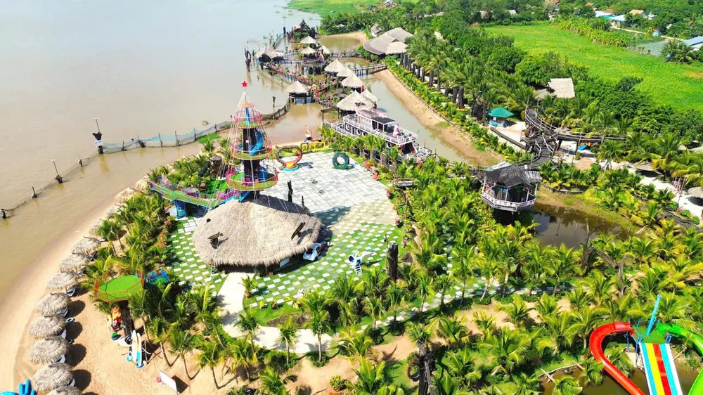 Khu du lịch sinh thái Cồn Én nhìn từ trên cao ảnh 10.jpg