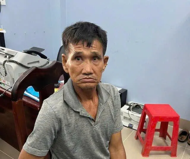 Hồ Văn Quân bị bắt giữ. Ảnh: CA