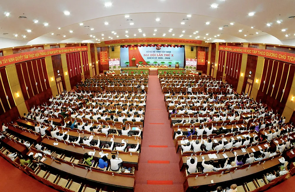 Đại hội đại biểu Đảng bộ tỉnh lần thứ I sẽ được tổ chức tại Hội trường A, Tỉnh ủy Tây Ninh (cơ sở 2) Ảnh màn hình 2025-09-24 lúc 10.45.21.png