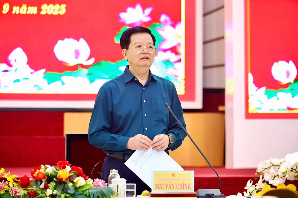 Phó Thủ tướng Mai Văn Chính phát biểu tại buổi làm việc z7052734134594_a27a83c006b86d09497f43431595789a.jpg