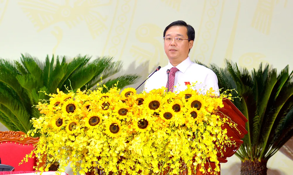 Bí thư Tỉnh ủy Đồng Tháp Lê Quốc Phong phát biểu tại Đại hội LSM_1021.jpg