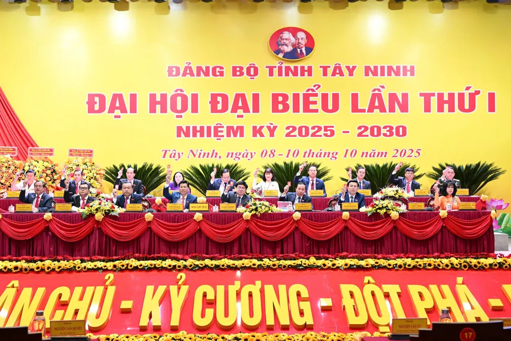 Phiên trù bị Đại hội đại biểu Đảng bộ tỉnh Tây Ninh lần thứ I, nhiệm kỳ 2025-2030 2.jpg