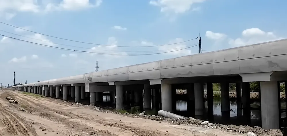 Dự án thành phần 1 (Dự án xây dựng công trình đường bộ cao tốc Cao Lãnh - An Hữu, giai đoạn 1) hoàn thành hơn 67% CAO TOC CL - AN HUU TP 1.png