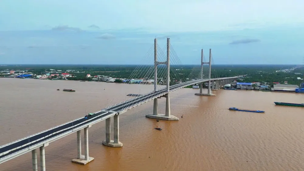 Dự án cầu Rạch Miễu 2 là một trong bốn công trình được công nhận là công trình chào mừng Đại hội đại biểu Đảng bộ Chính phủ lần thứ I, nhiệm kỳ 2025-2030 ảnh 2.jpg