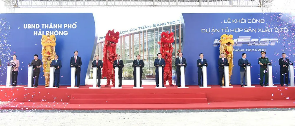 Vingroup khởi công tổ hợp sản xuất ô tô - xe máy ở Hải Phòng ảnh 1 Vingroup khởi công tổ hợp sản xuất ô tô - xe máy ở Hải Phòng ảnh 1