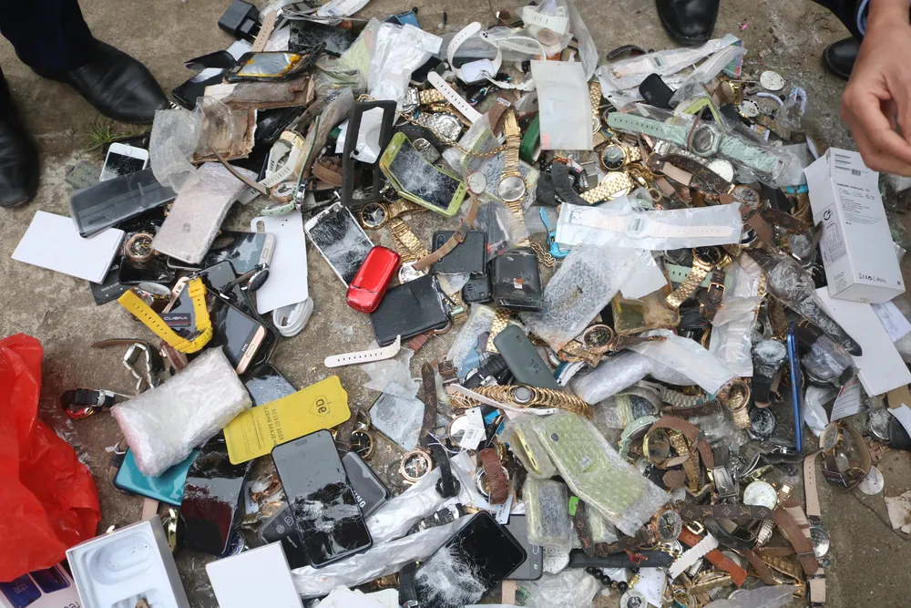 Tổng giá trị hàng hóa bị tiêu hủy gần 4,7 tỷ đồng Tổng giá trị hàng hóa bị tiêu hủy gần 4,7 tỷ đồng