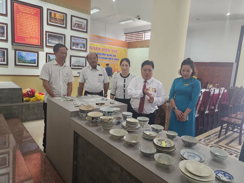 Trưng bày trong bảo tàng Quảng Bình